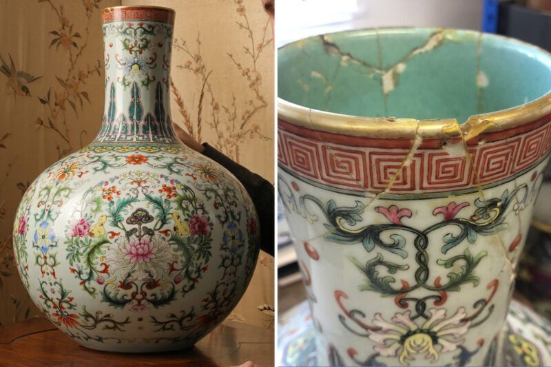 Cracked urn sells for £462k after experts discover it was Chinese emperor's