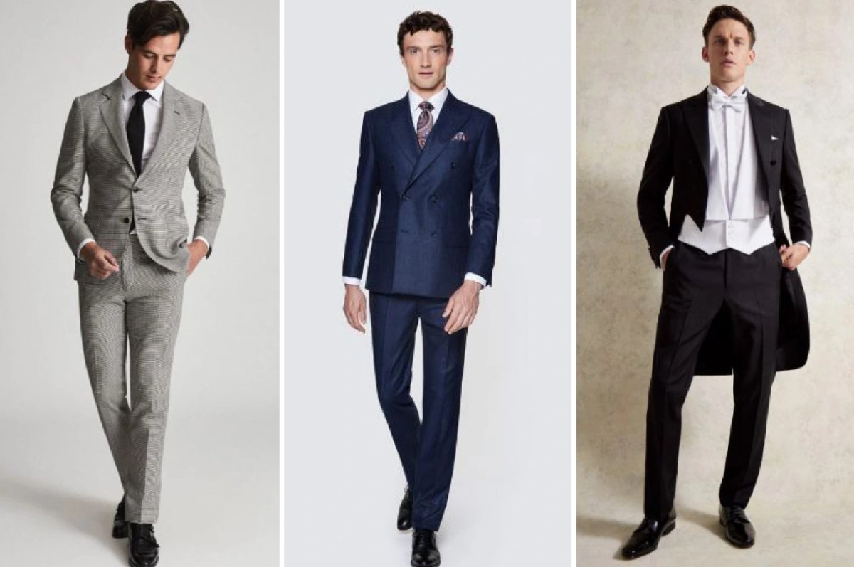 Where to buy men’s wedding suits on the high street for a winter wedding